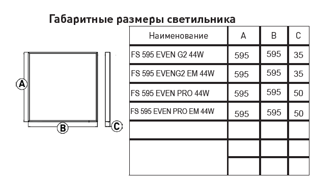 FS 595 EVEN G2 44W